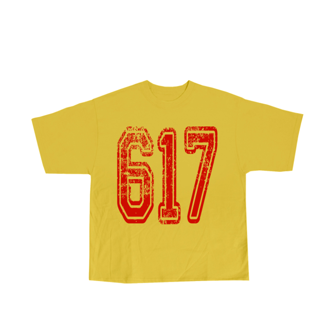 "617" Shirt Red/Gold